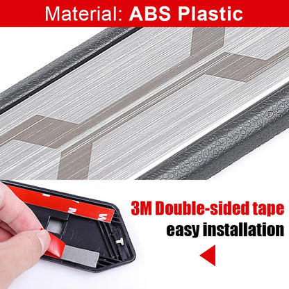 Silver Door Sill Protectors for Toyota RAV4 2019-2025 (XA50), Set of 4 ABS Plastic Scuff Plate Covers