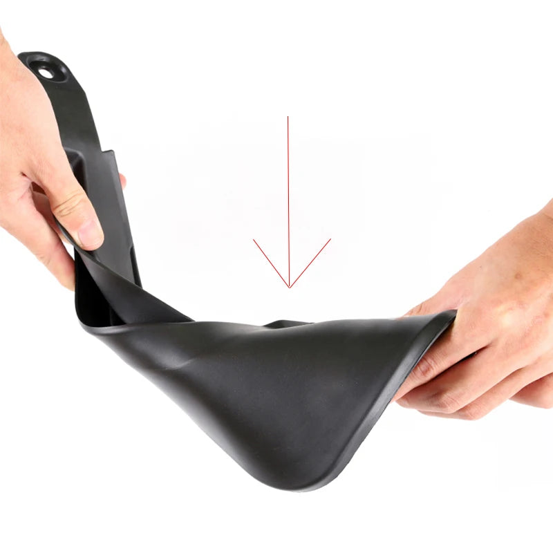 Black Plastic Mud Flaps for Toyota RAV4 and RAV4 Hybrid 2019-2023 (XA50), Splash Guards for the Wheel Arches