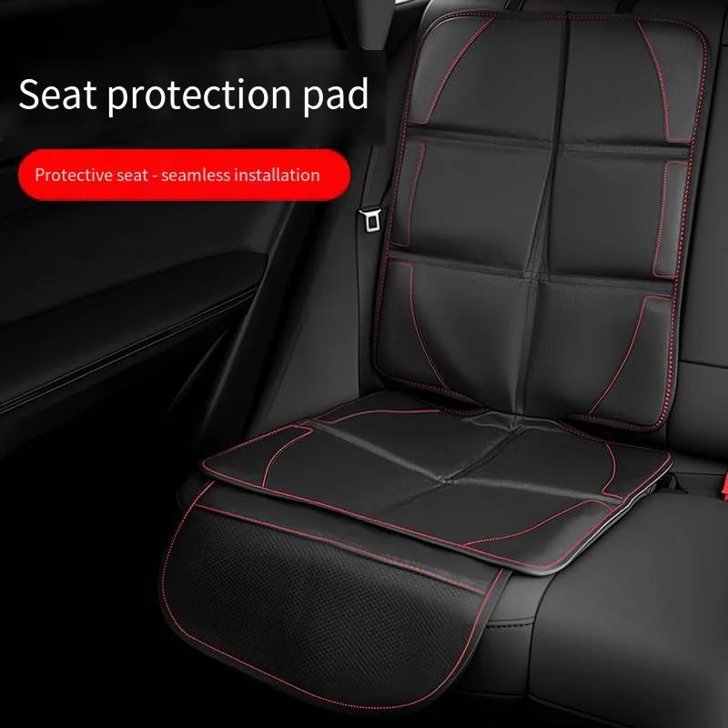 Car Seat Protector Pad for Child Car Seats, Non-Slip and Wear-Resistant Oxford Cloth Seat Mat, Portable, Black
