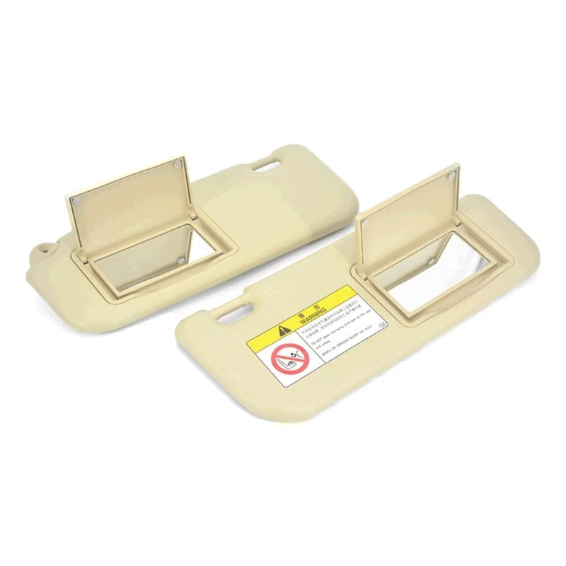 Sun Visor for Toyota Camry, Replacement Driver or Passenger Side Visor with Vanity Mirror, Gray or Beige