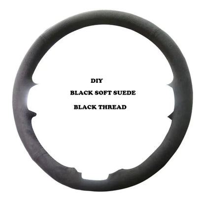 Steering Wheel Cover for Honda Civic (11th Gen), Hand-Stitched Leather, 5 Styles Including Black Perforated Nappa