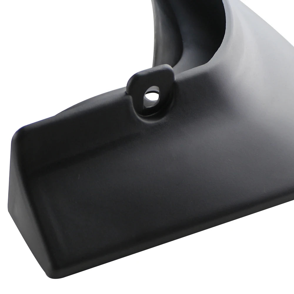 Close-up of a Model 3 mud flap