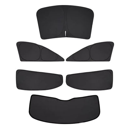Privacy Sun Shades for Tesla Model 3 2019-2026 Including Highland, Oxford Cloth Windshield and Side Window Shades, 1 to 8 Pieces