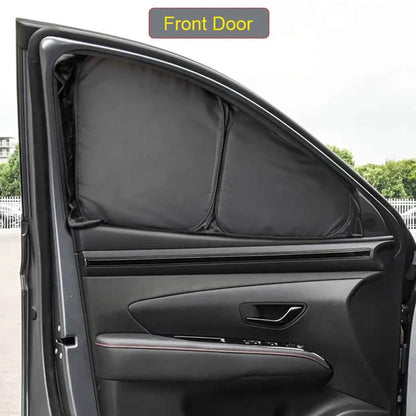 Double-Layer Window Sunshades for Hyundai Tucson 2022-2026 (NX4), Black Privacy Veil, Doors, Windshields or Whole Set