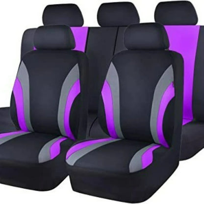 Flocking Cloth Car Seat Covers for Toyota RAV4 2020-2025, 9-Piece Set, Soft Velvet-Feel Fabric in 7 Colors