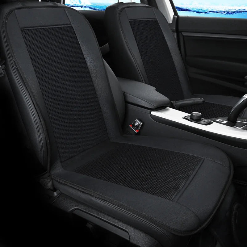 12V Cooling Car Seat Cushion with 8 Fans, 3D Mesh Ventilated Seat Pad for Front Seats, 2 Speeds, Plugs into Lighter Socket