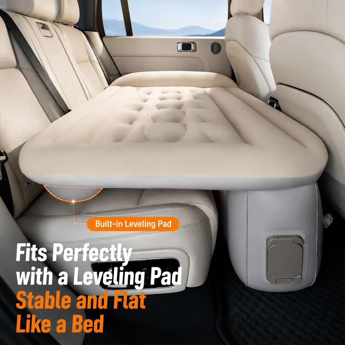Leveling pad keeps the mattress stable and flat