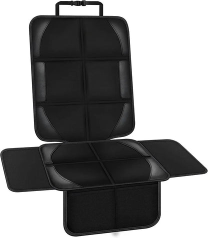 Car Seat Protector Pad for Child Car Seats, Non-Slip and Wear-Resistant Oxford Cloth Seat Mat, Portable, Black