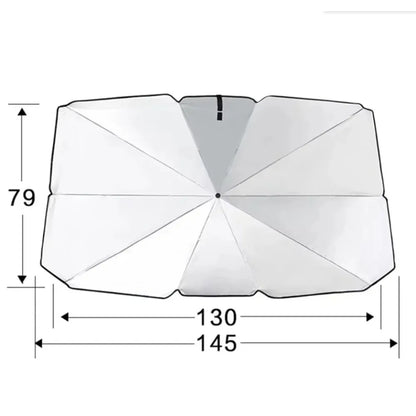Foldable windshield sun shade umbrella — photo 3