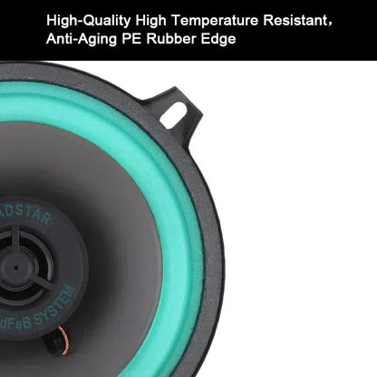High-temperature resistant, anti-aging rubber speaker edge