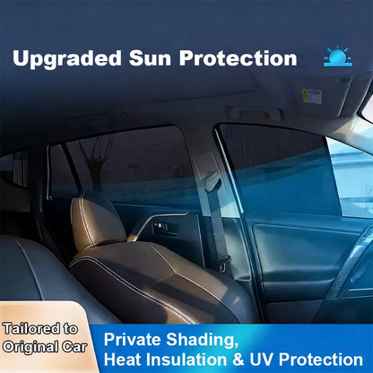 Side Window Sun Shades for Hyundai Tucson 2022-2026 (NX4), Black Magnetic Mesh, Pairs or 3-, 4- and 7-Piece Sets