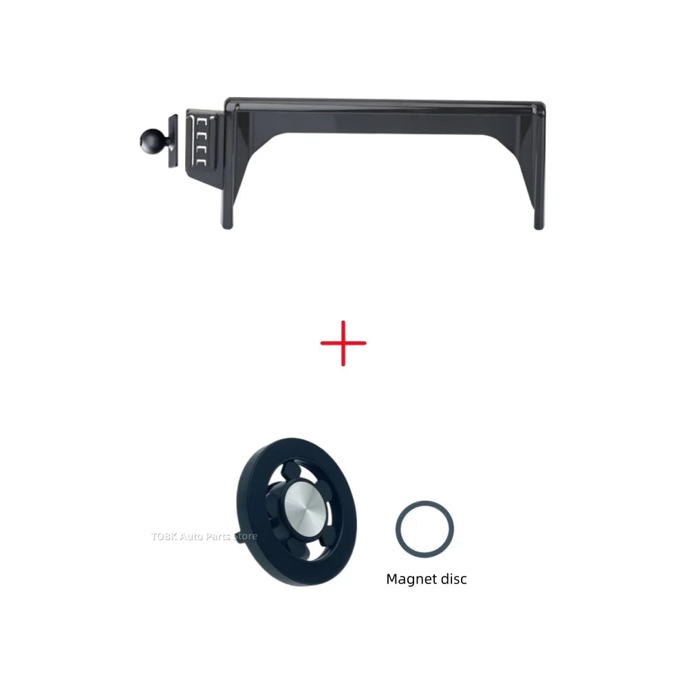 Magnetic Phone Mount for Toyota RAV4 2019-2023 (XA50) with 8-Inch Screen, Screen Base, Magnetic Holder or 15W Magnetic Wireless Charger