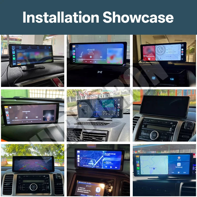 Screen installed in different cars