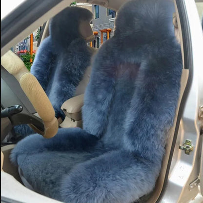 Long-Pile Plush Front Seat Cover for Hyundai Tucson 2022-2026 (NX4), 1 Seat, Soft and Warm for Winter, 12 Colors