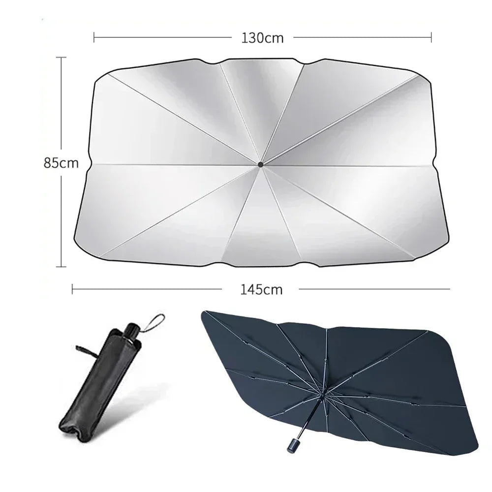 Windshield Sun Shade for Hyundai Tucson 2022-2025, PVC Front Window UV Cover, 3 Styles with 2 Sizes Each
