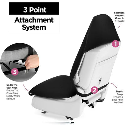 Waterproof Seat Towel Cover for Gym, Running, Swimming and Beach, Anti-Slip Car Seat Protector, Machine Washable, 5 Colors