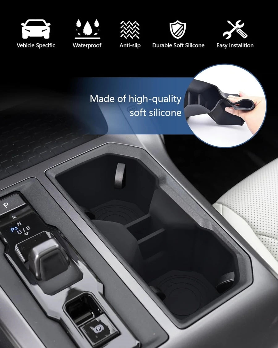 RAV4 2026 silicone cup holder insert — photo 3