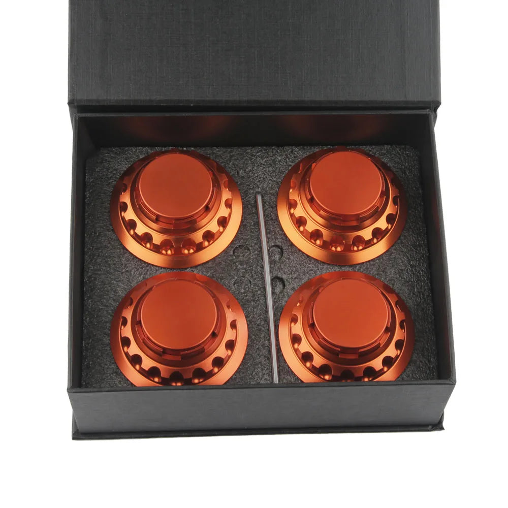 Wheel Center Caps for Toyota Camry, Corolla, Avalon, Sienna and More, 62mm Aluminum, Set of 4, 5 Colors