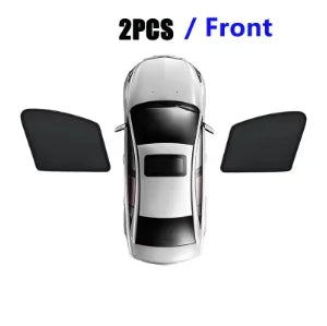 Magnetic Mesh Sun Shades for Toyota Camry 2025-2026 (XV80), Black Side and Rear Window Set, Foil Windshield Shade as a Separate Option