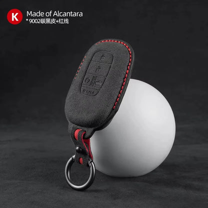 Key Fob Cover for Honda Smart Keys, Suede Case for Civic, Accord, Integra, Fit and Inspire, 12 Styles