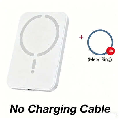 Magnetic Wireless Car Charger Vent Mount, 15W Fast Charging with 360 Degree Ball Joint, for iPhone 12 and Newer, Black or White