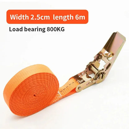 6 m ratchet strap, 2.5 cm wide