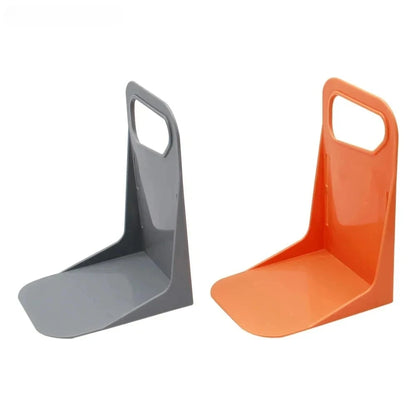 Gray and orange trunk cargo stabilizers