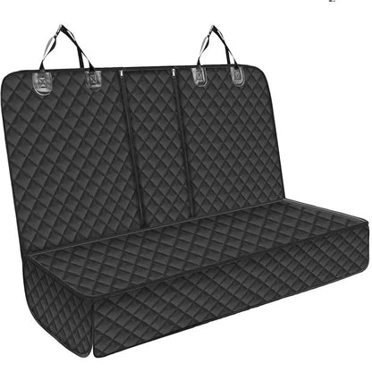 Dog Back Seat Cover, Waterproof 4 Layer Oxford, 53 x 47 in, Nonslip Bench Protector that Converts to a Cargo Liner, for Cars, Trucks and SUVs