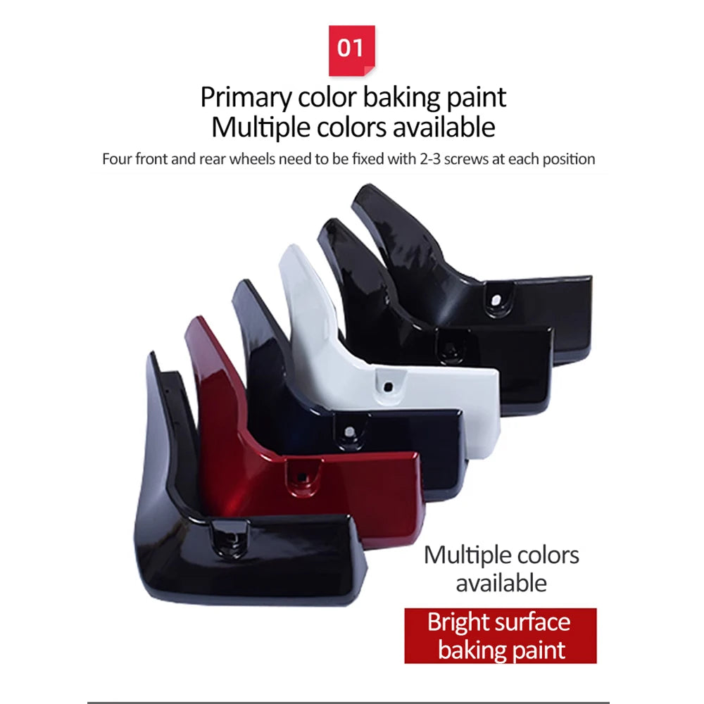 Mud Flaps for Honda Civic FE Hatchback 2022-2024 (11th Gen), Set of 4 Splash Guards in 5 Colors or Unpainted