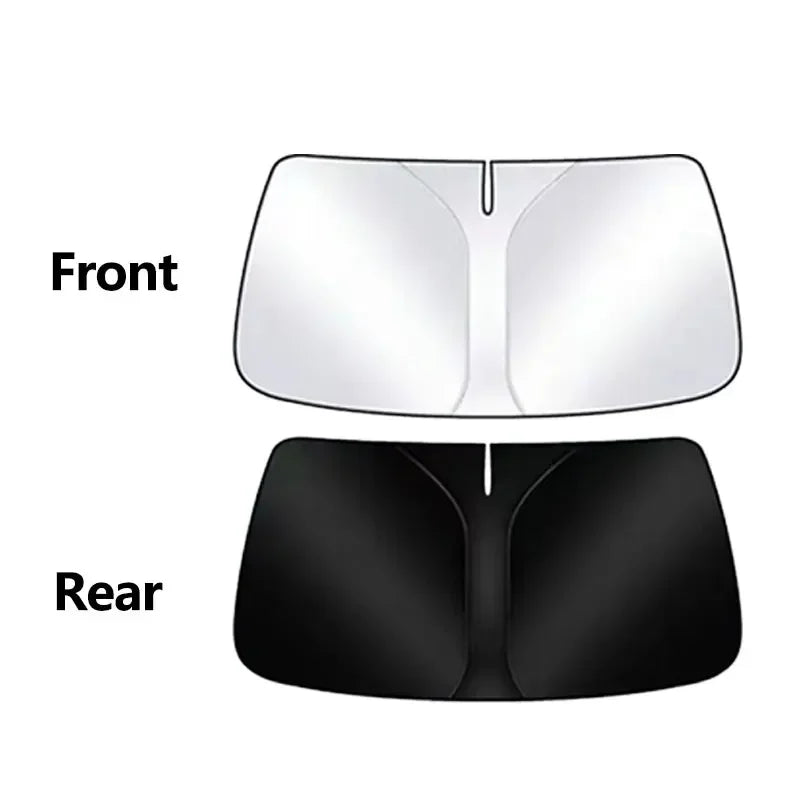 Front Windshield Sun Shade for Toyota Camry 2025-2026 (XV80), PVC Sunshade for Heat Insulation and Sun Protection