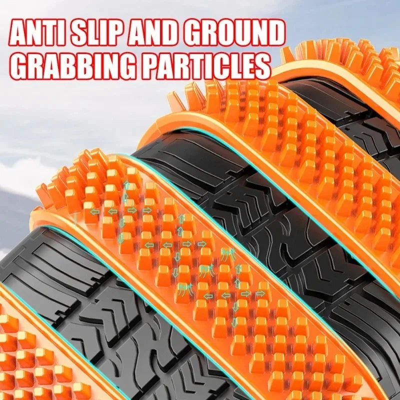 Anti-slip grip studs on the straps
