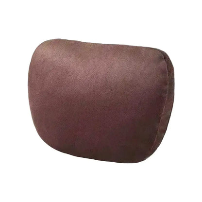 Faux Suede Car Headrest Pillow with Memory Foam, Universal Neck Rest Cushion for Car Seats, 11.8 x 8.7 Inch, 5 Styles