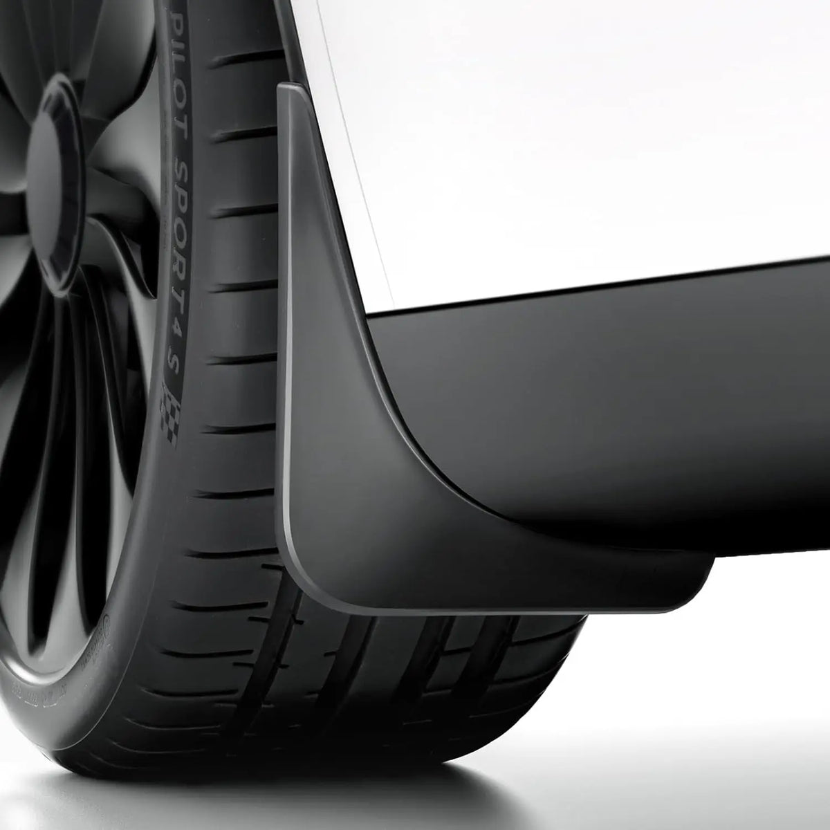 Mud Flaps for Tesla Model Y (2020-2024 or Juniper 2025-2026) and Model 3 (2019-2023 or Highland 2024-2025), TPE, No Drilling
