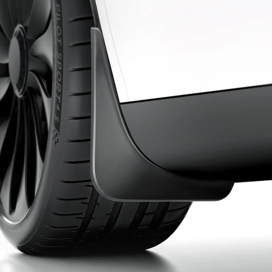 Mud Flaps for Tesla Model Y (2020-2024 or Juniper 2025-2026) and Model 3 (2019-2023 or Highland 2024-2025), TPE, No Drilling