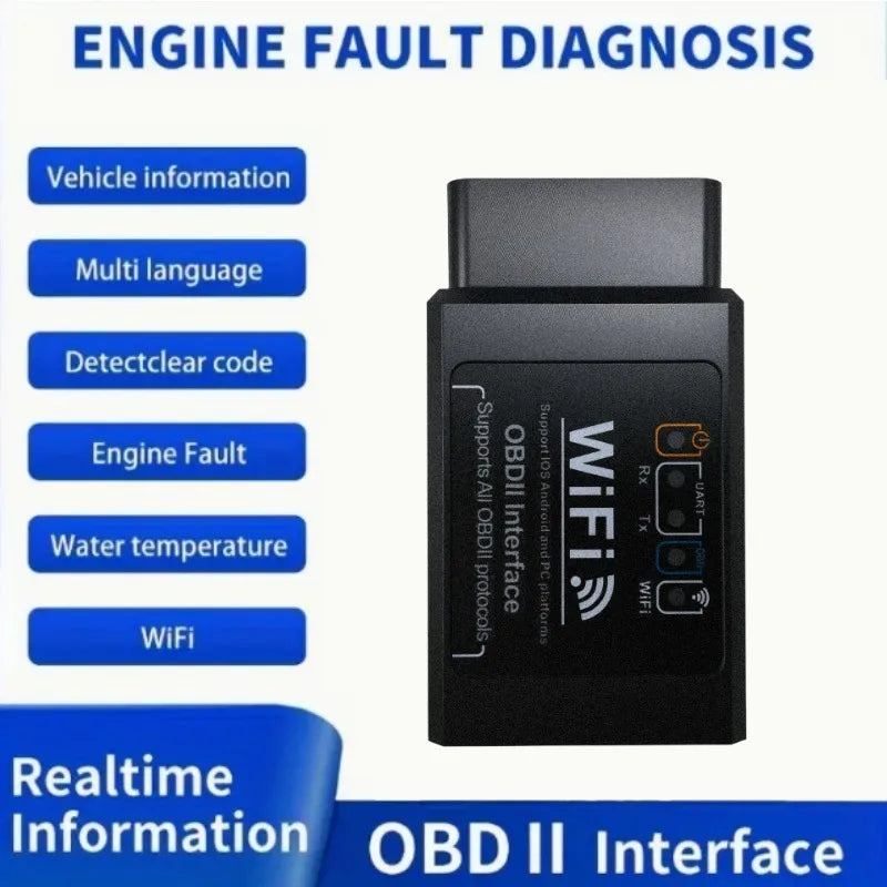 Engine fault diagnosis and real-time information through the OBD II interface