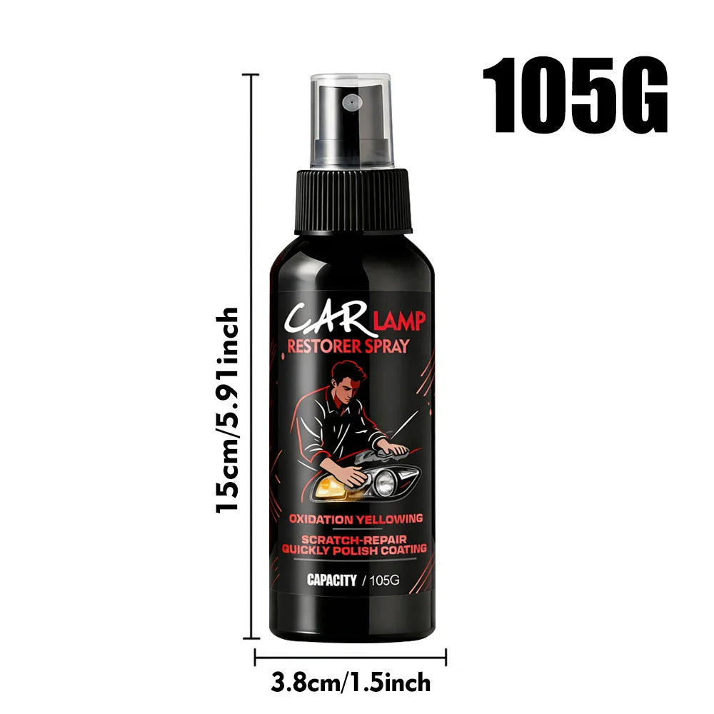 Headlight Restoration Polish, Restores Yellow, Hazy and Oxidized Headlights, Removes Light Scratches, 3.7, 7.4 or 10.9 oz