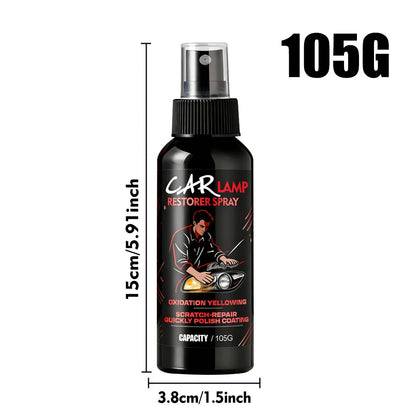 Headlight Restoration Polish, Restores Yellow, Hazy and Oxidized Headlights, Removes Light Scratches, 3.7, 7.4 or 10.9 oz