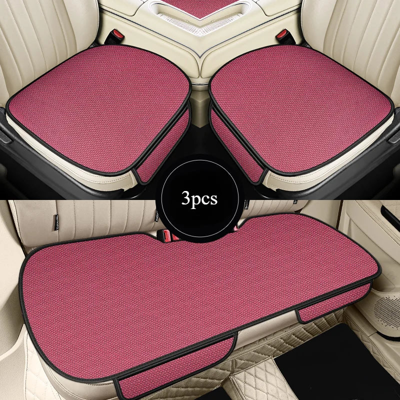 Pink 3-piece seat cushion set