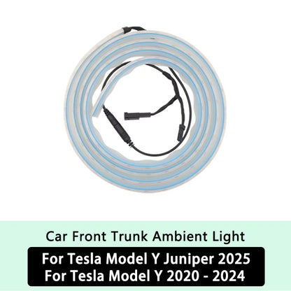 Frunk Light Strip for Tesla Model 3 Highland 2024, Model Y 2021-2024 and Model Y Juniper 2025, LED Front Trunk Lighting