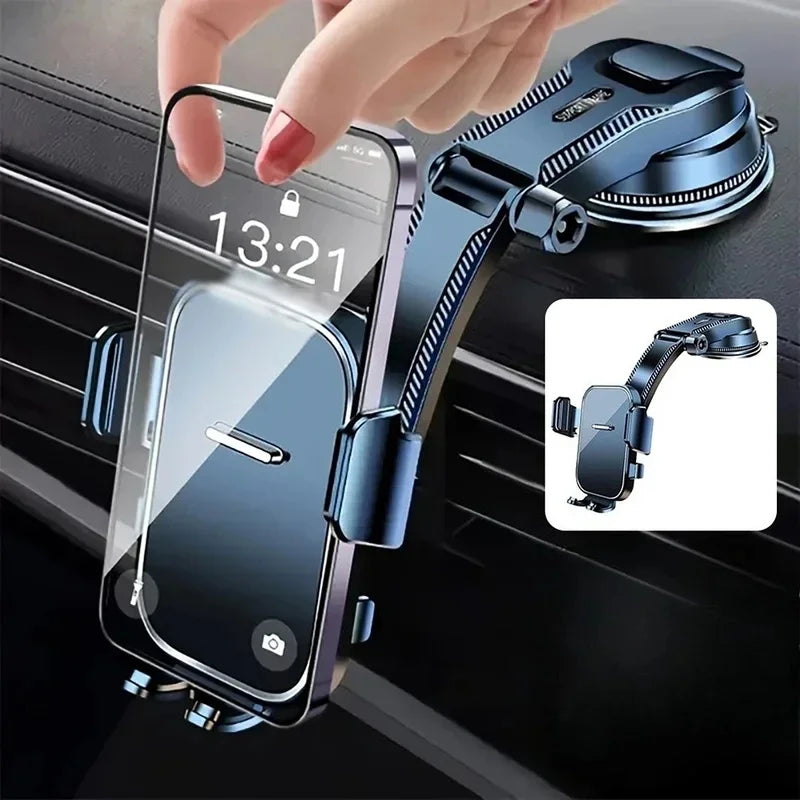 Dashboard phone mount with extension arm — photo 1