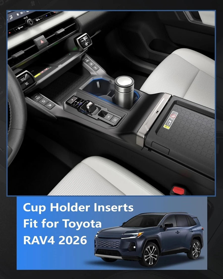 RAV4 2026 silicone cup holder insert — photo 4