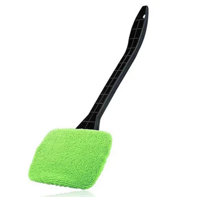 Car Windshield Cleaning Tool with Long Handle, Inside Window Cleaner with Washable Microfiber Pad, 4 Options