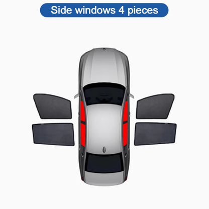Mesh Window Curtains for Hyundai Tucson 2022-2026 (NX4), Black Anti-UV Privacy Shades, Front Sunshade, Pairs or Sets