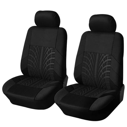 Black front seat cover set, 4 pieces