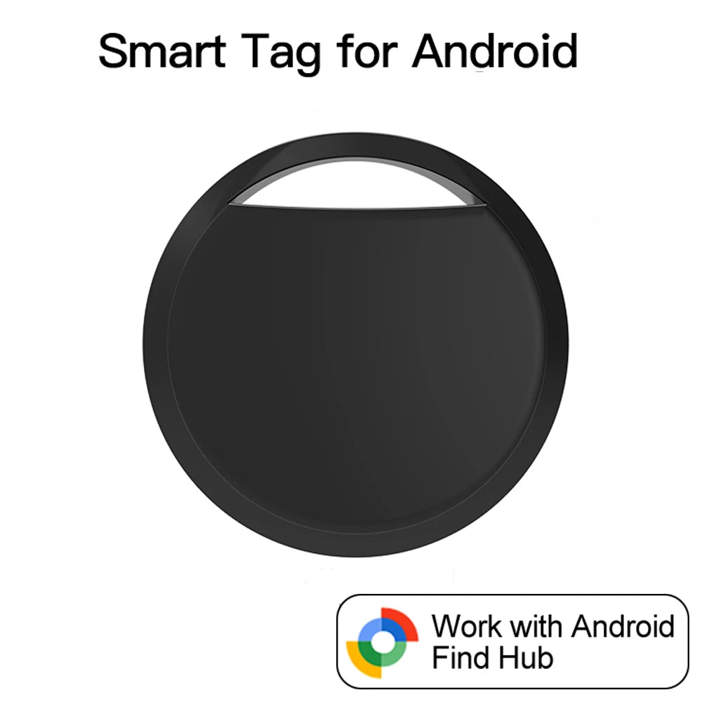 Bluetooth Item Tracker Tag for Android, Works with the Find Hub App, Built-In Speaker, Keychain Tag for Keys, Bags and Luggage, 5 Colors