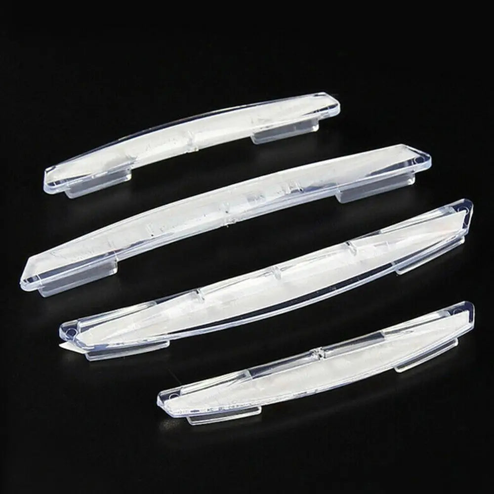 Car Door Edge Guard Strips, 4 Pack Stick-On PVC Door Protectors Against Scratches and Small Knocks, Universal Fit, Black or Clear