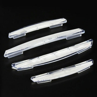Car Door Edge Guard Strips, 4 Pack Stick-On PVC Door Protectors Against Scratches and Small Knocks, Universal Fit, Black or Clear