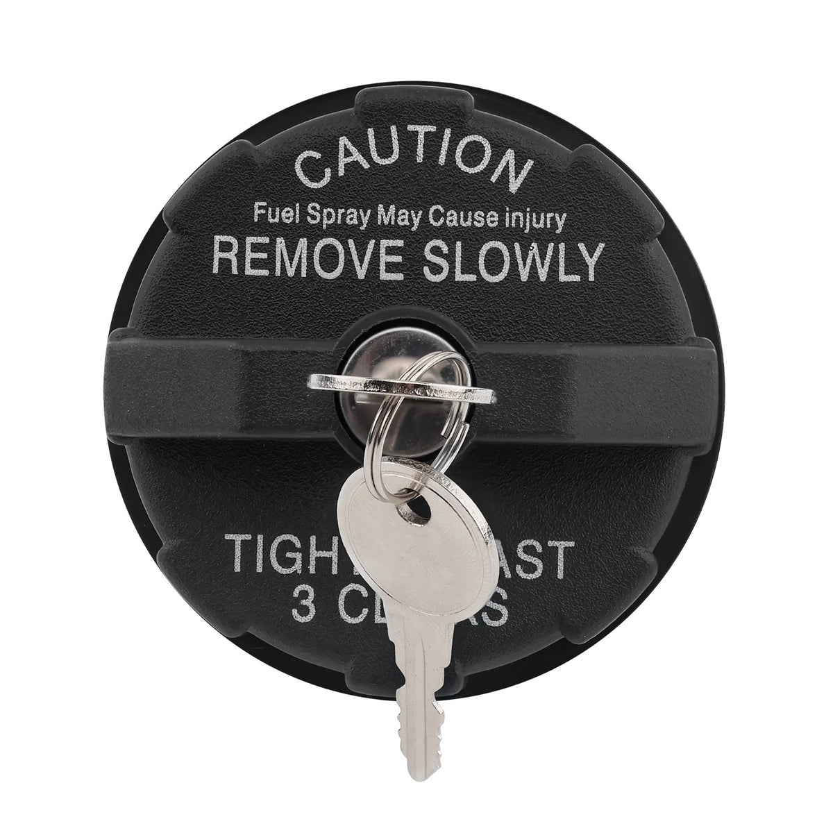 Locking Gas Cap with Keys for Jeep Wrangler TJ and YJ, Cherokee and Grand Cherokee, Black Replacement Fuel Tank Cap
