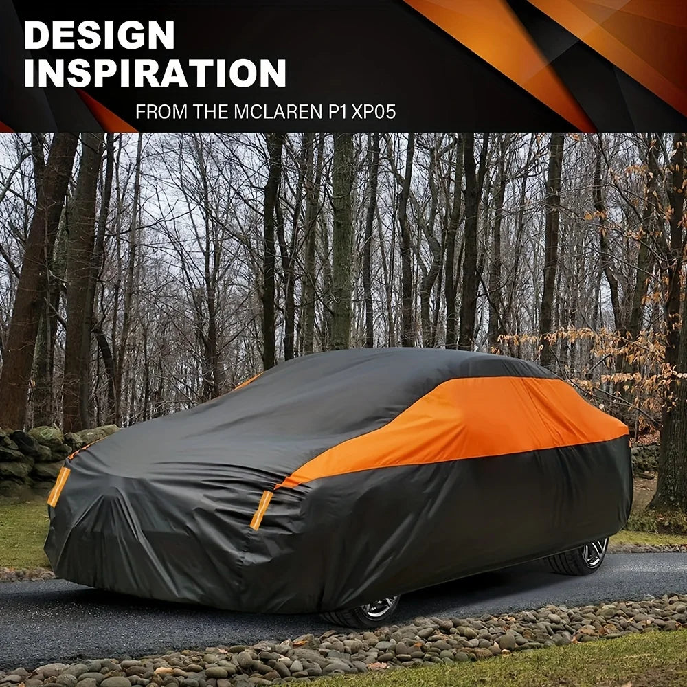 Universal Waterproof Car Cover — All-Weather UV & Rain Protection for Sedan/SUV