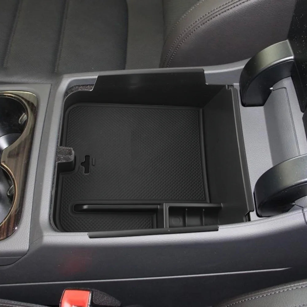Center Console Armrest Storage Tray — Fits VW Touareg 2011–2017